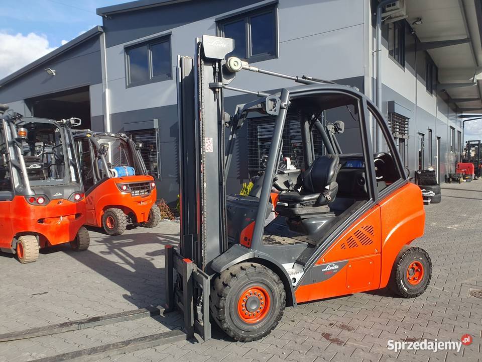 Wózek widłowy Linde H30T02 2015r LPG 3 tony H25 Proszowice sprzedam