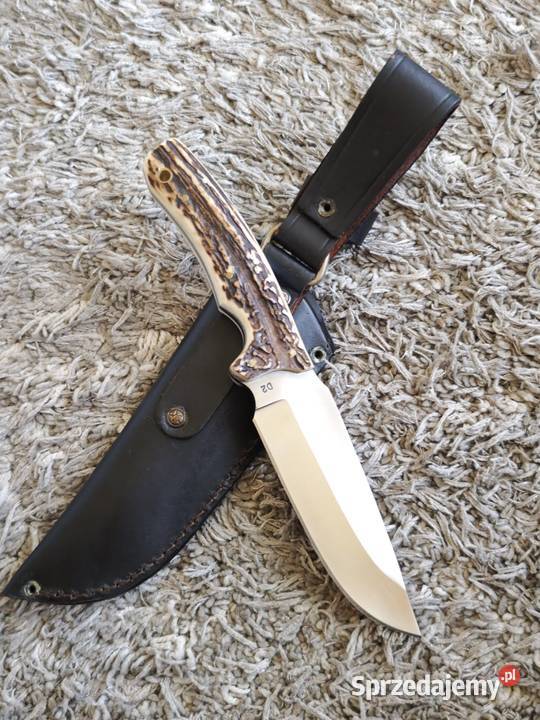 Nóż myśliwski 55 Róg 60HRC Busko-Zdrój