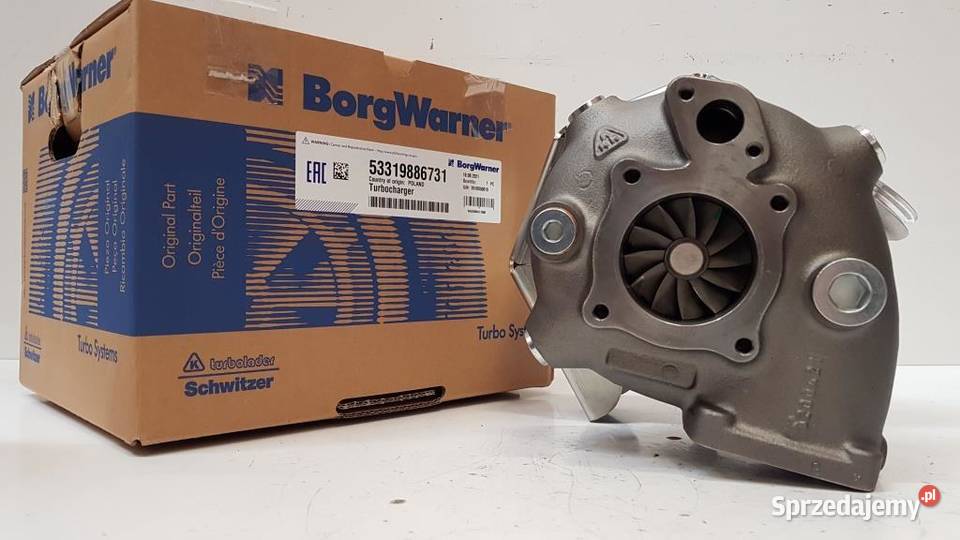 Nowa turbosprężarka BorgWarner KKK 53319886731 ciężarowe Siedlce