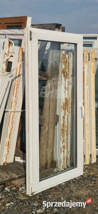 OKNA KacprzaK OKNO PCV 79X160 Używane Plastikowe lubelskie Lublin