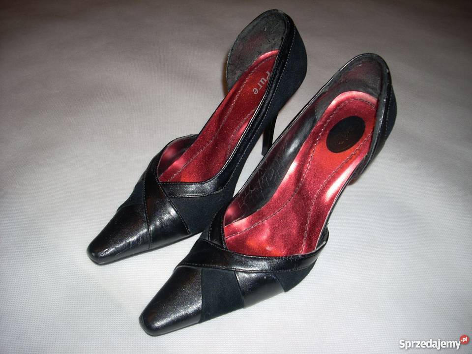 SWG London Czarne szpilki Eleganckie 37 Nowy Sącz