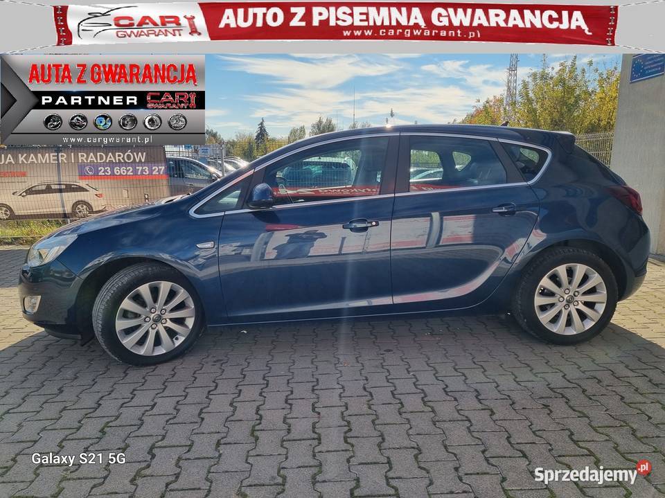 Opel Astra J 1.4 140 KM nawigacja półskóry alufelgi gwarancja