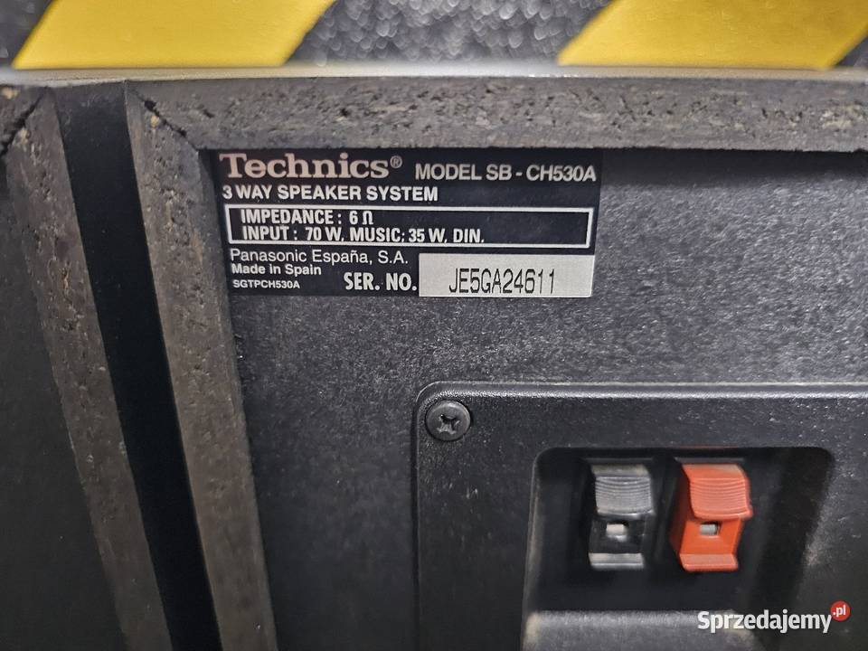 Kolumny stereo Technics SBCH530A