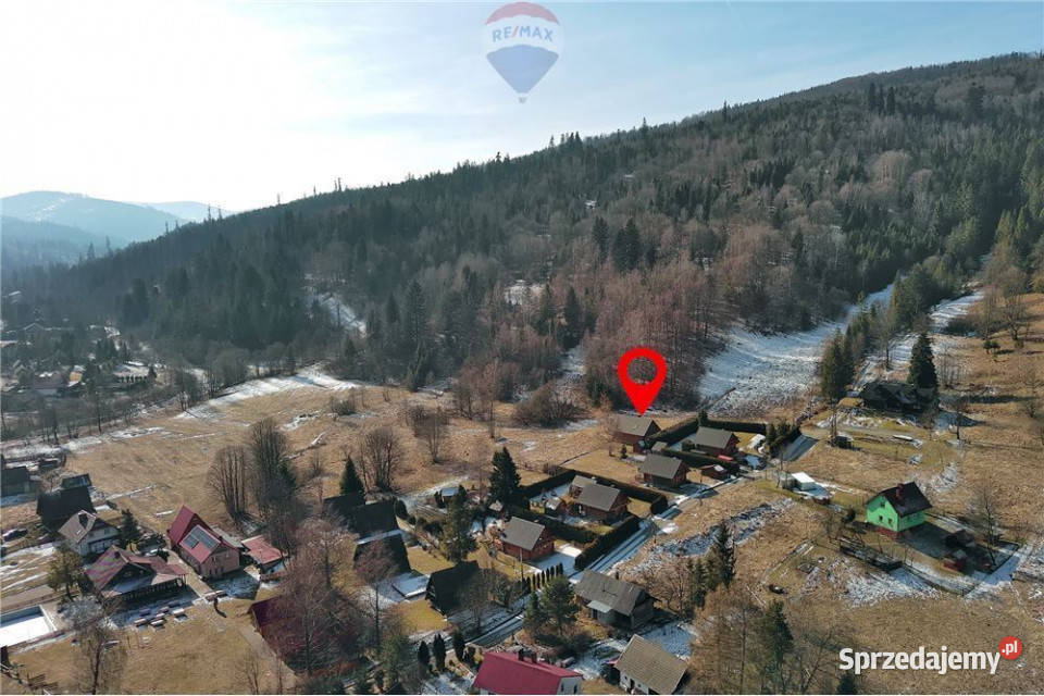 Dom z widokiem na góry w Rycerce Górnej 5787m2 Rycerka Górna