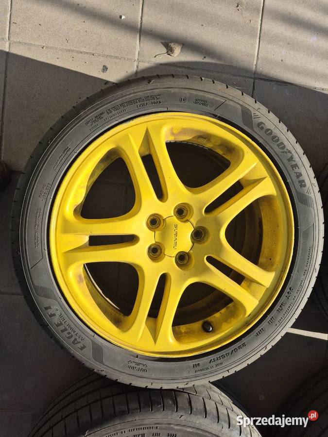 Felgi Subaru 17 z oponami letnimi Goodyear Eagle aluminiowe lubelskie
