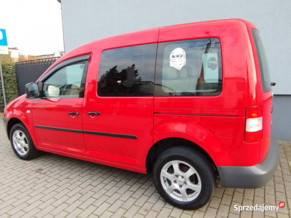 Volkswagen Caddy Benzyna Klima 5 osobowy III Toruń
