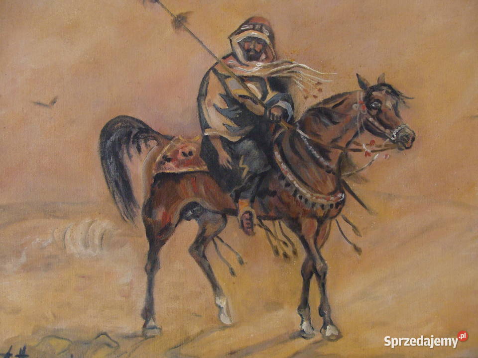 FARYS obraz wg Juliusza Kossaka Malarstwo Antyki, Sztuka, Kolekcje podkarpackie