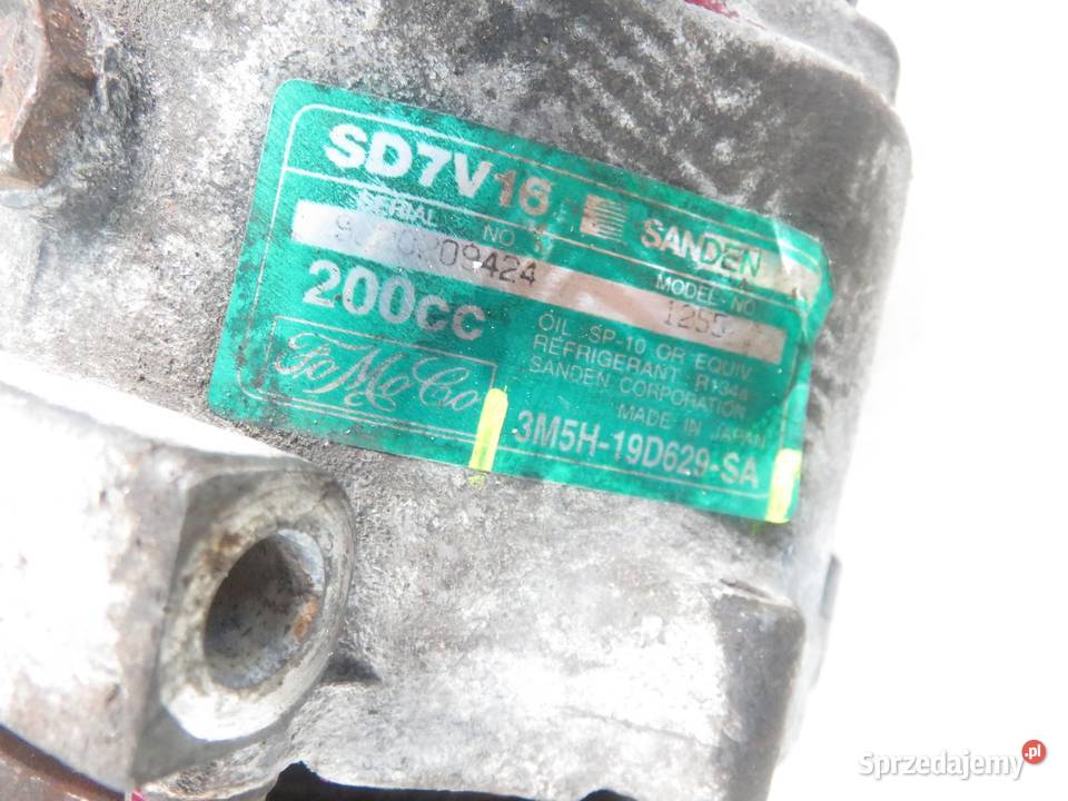 KOMPRESOR KLIMATYZACJI FORD FOCUS MK2 II 16 TDCi Kompresory klimatyzacji Klimatyzacja