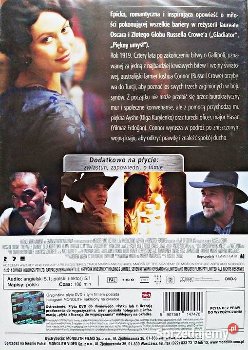 ŹRÓDŁO NADZIEI RUSSELL CROWE EDYCJA PUDEŁKOWA Kalisz