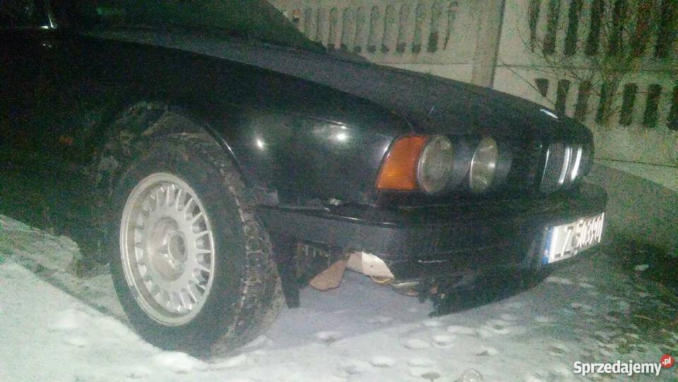 BMW seria 5 e34 20 150 czarna skory sedan Zalesie