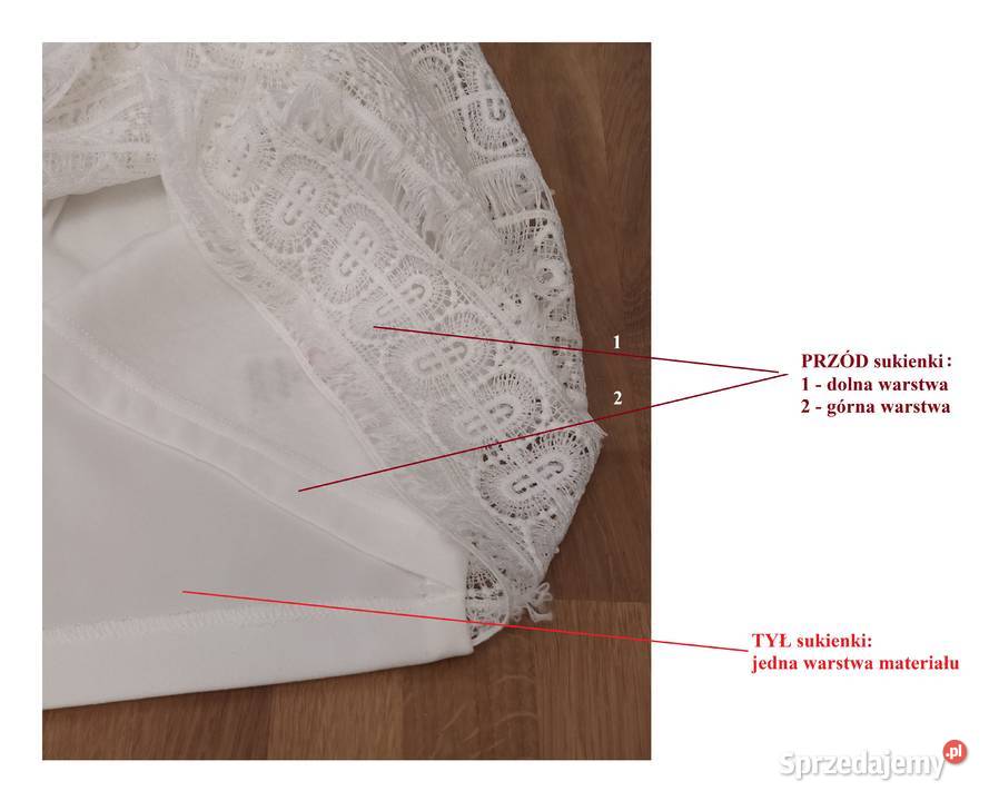 Sukienka damska DOROTHY PERKINS biała Hajnówka