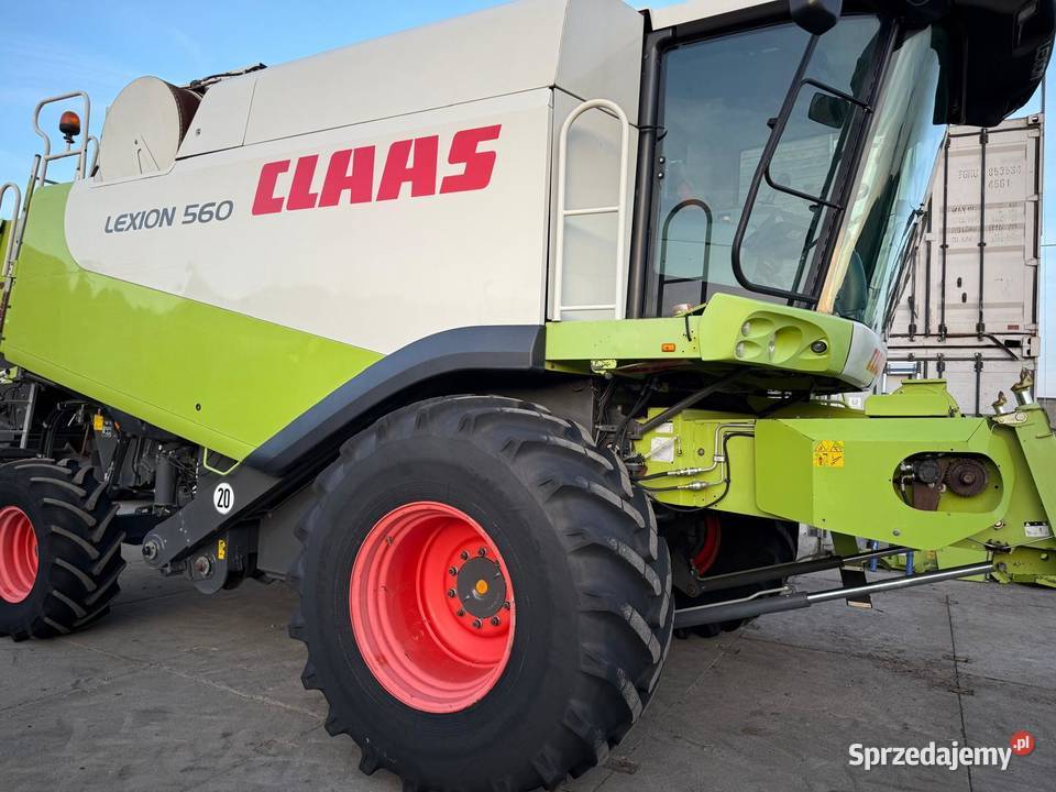 Kombajn zbożowy Claas Lexion 560 heder V750 Zbożowe