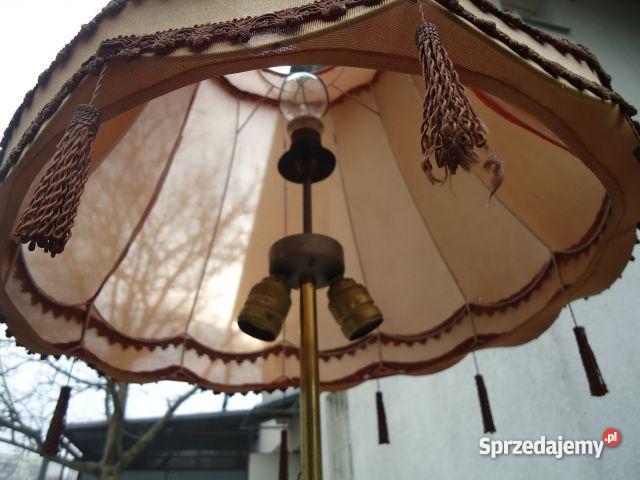 STARA MOSIĘŻNA STOJĄCA LAMPA PODŁOGOWA Nowy Sącz