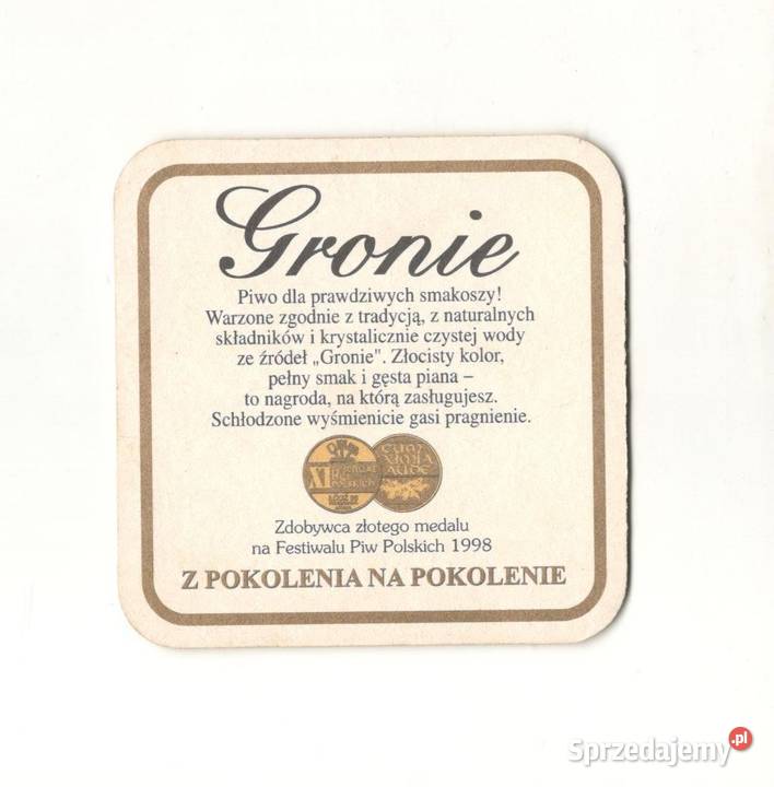 Tyskie podstawka do piwa 34 śląskie Gliwice