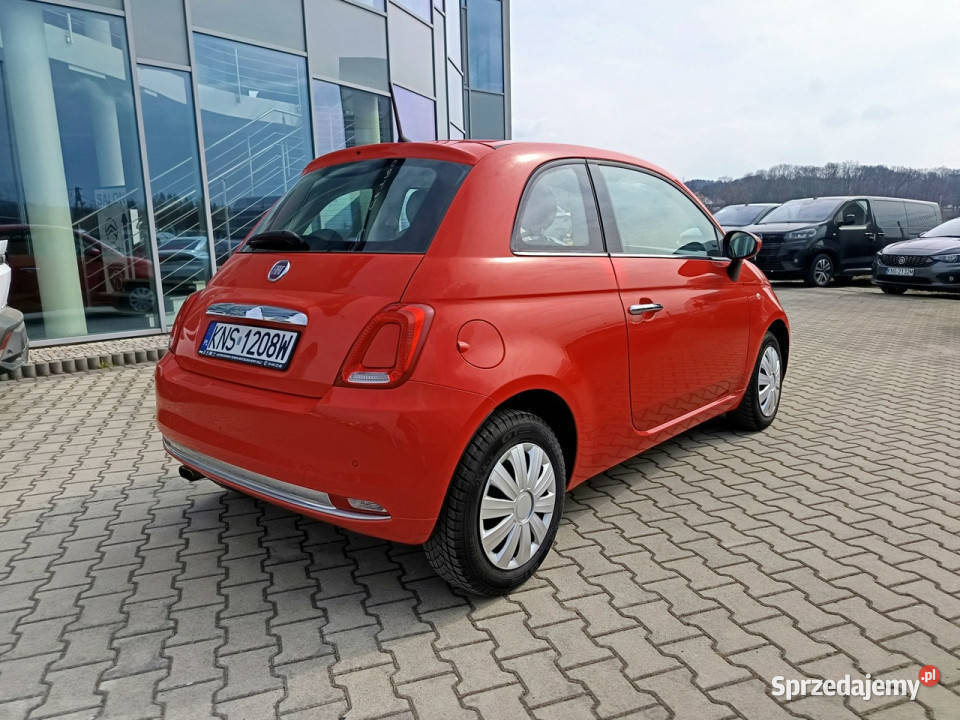 Fiat 500 Lounge 12 69 serwisowany panorama VAT23 Hatchback 500 Nowy Sącz