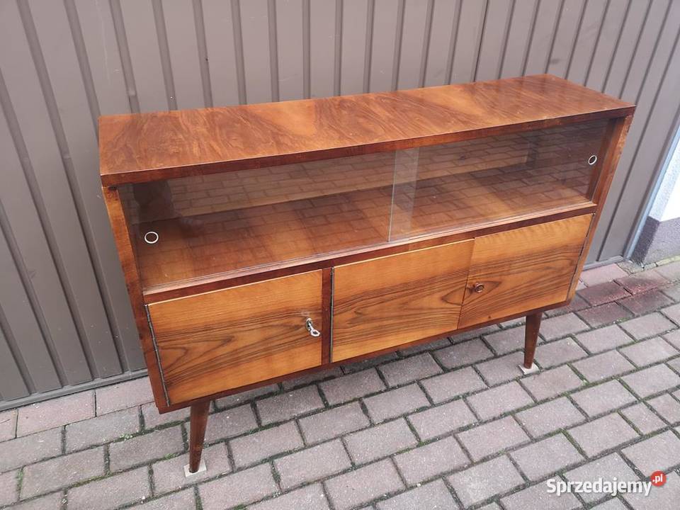 Komoda Szafka RTV Niska PRL 116 Stara Renowacji wielkopolskie