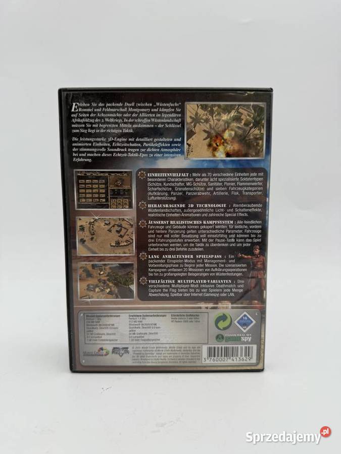 Afrika Korps vs Desert Rats Pc CDROM Wrocław sprzedam