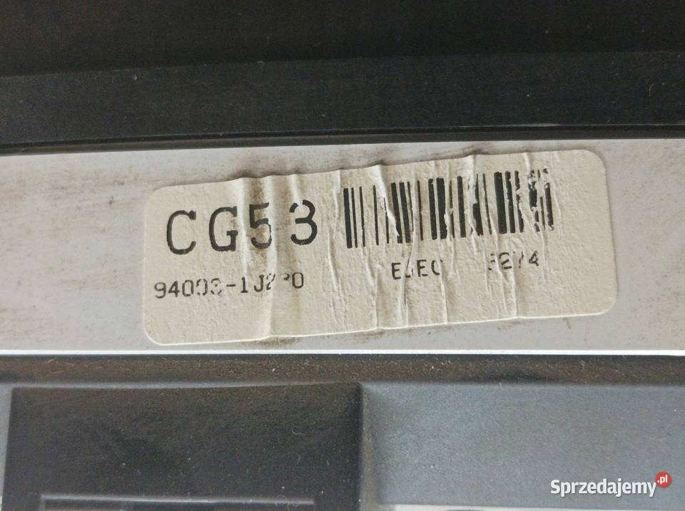 LICZNIK 940031J280 13 B Hyundai i20 I 20082014 Wyposażenie wnętrza