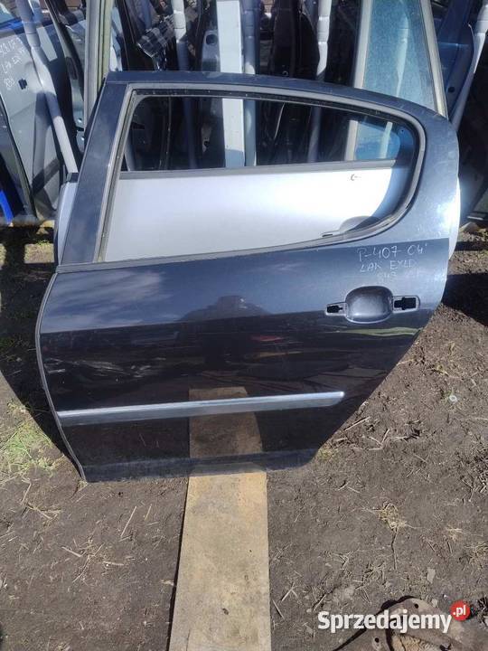 DRZWI LEWY TYŁ EXLD PEUGEOT 407