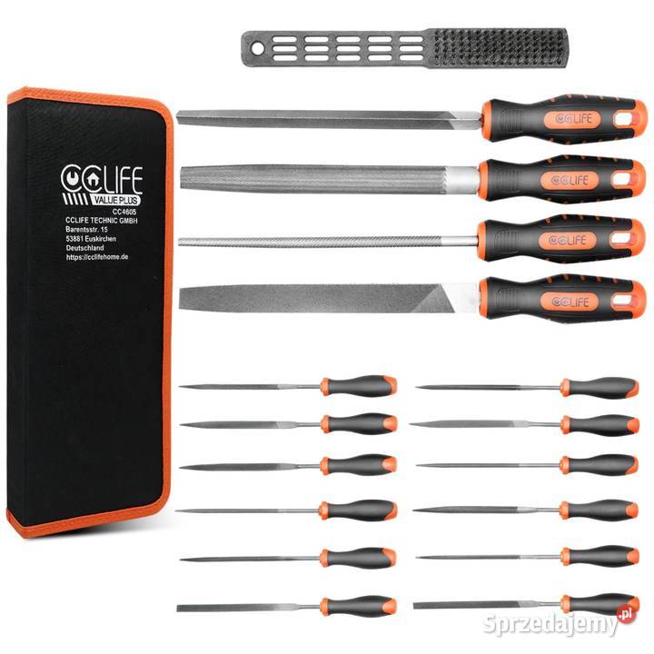 Pilniki ręczne że stali stopowej 17 el Nowy kujawsko-pomorskie Warlubie sprzedam