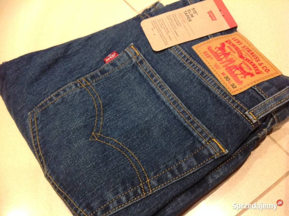 Spodnie Jeans Męskie LEVIS 515 W30 L 32 NOWE Nowa Sól