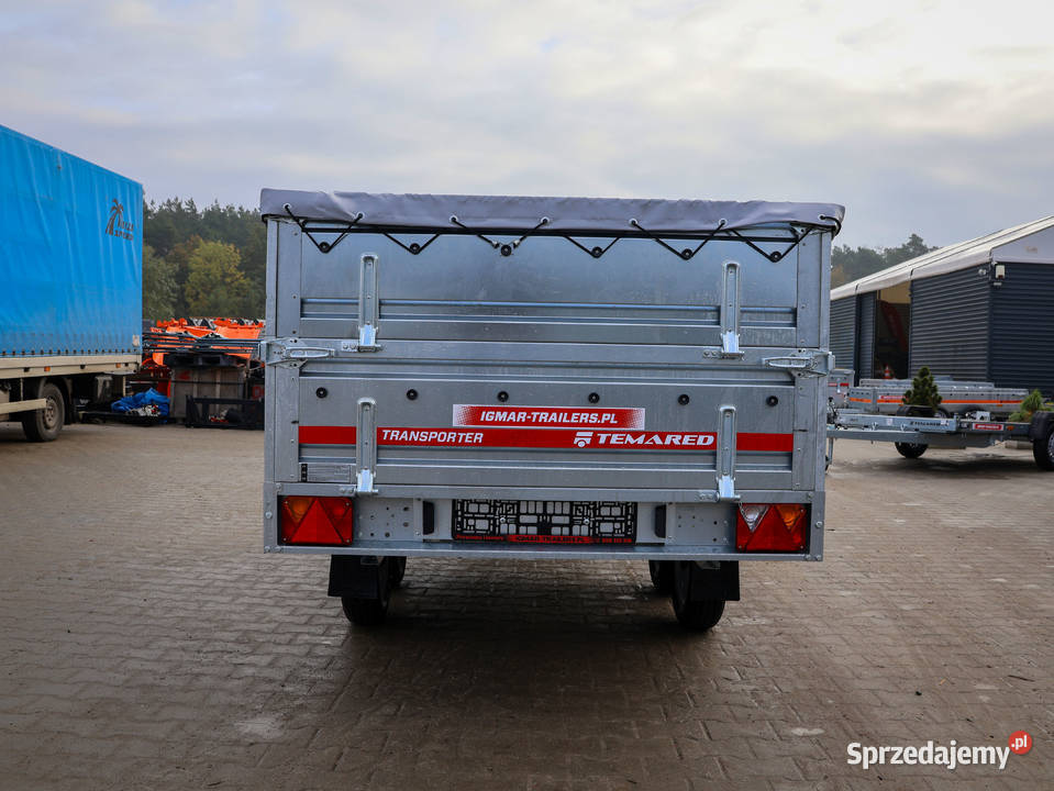 TEMARED TRANSPORTER 30152 z plandeką płaską i Burtowe i plandeki sprzedam