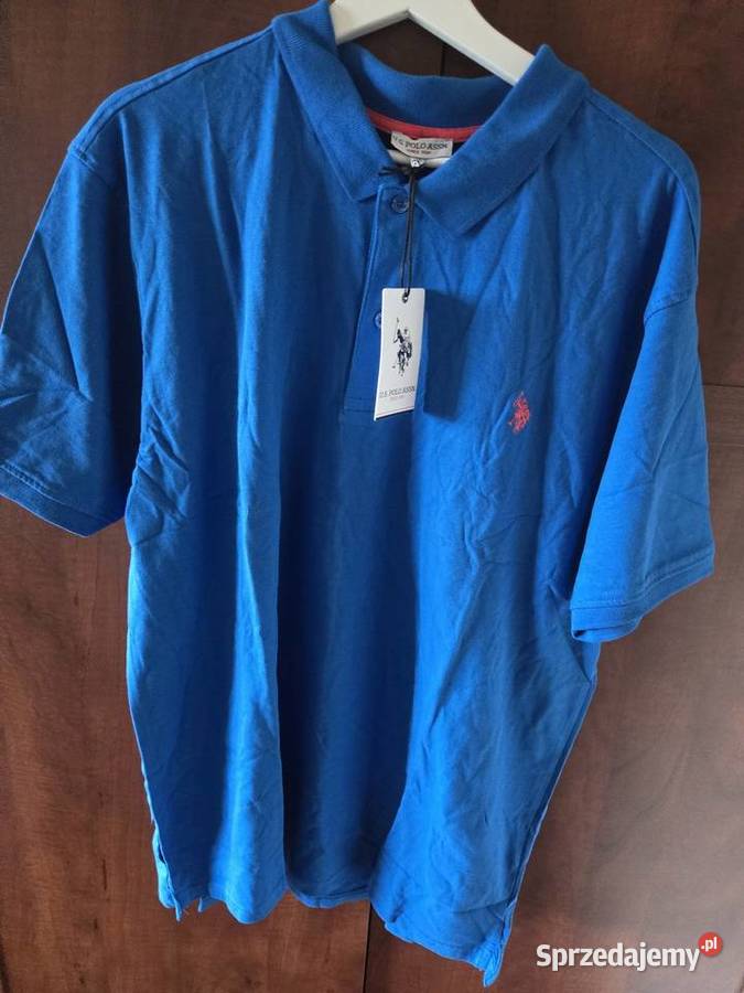 Niebieska koszulka polo US Polo ASSN stan NOWY Czaplinek