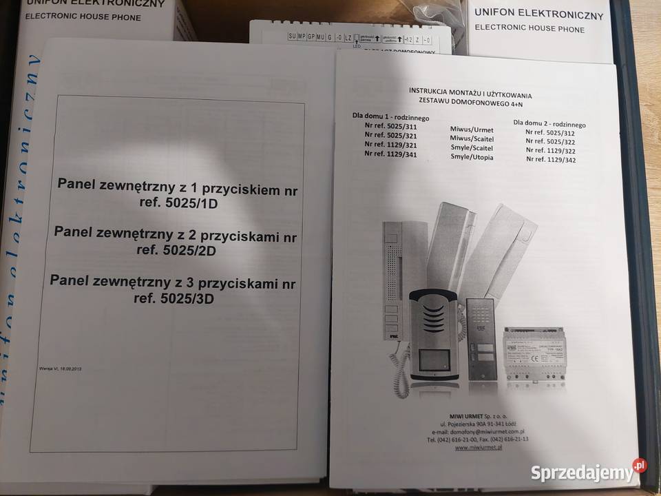 Domofon dwurodzinny Urmet sprzedam