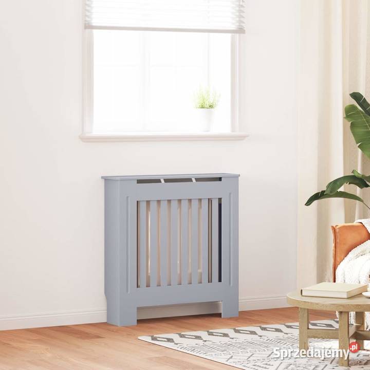 vidaXL Osłona na kaloryfer MDF szara 78 Osłony na kaloryfer Warszawa