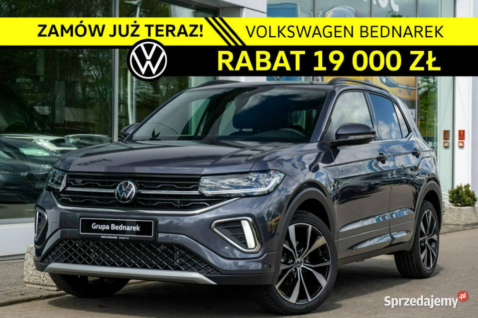 Volkswagen TCross RLine Plus 15 TSI 150 DSG ASR (kontrola trakcji) łódzkie Łódź