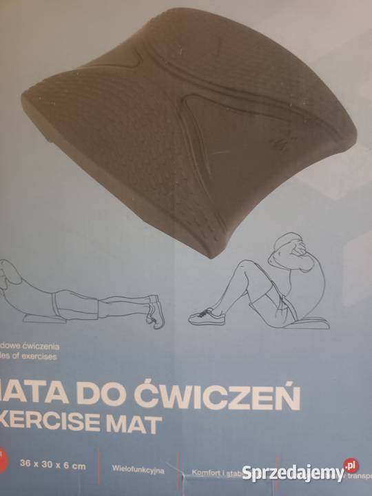 Mata do ćwiczeń czarna Seven For Seven Sprzęt do ćwiczeń Siłownia i fitness śląskie Katowice