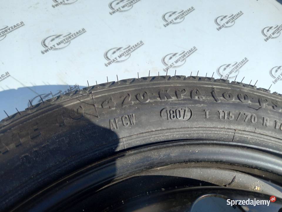 OPEL VECTRA C koło dojazdowe 1157016 92M 5x110 Koła dojazdowe
