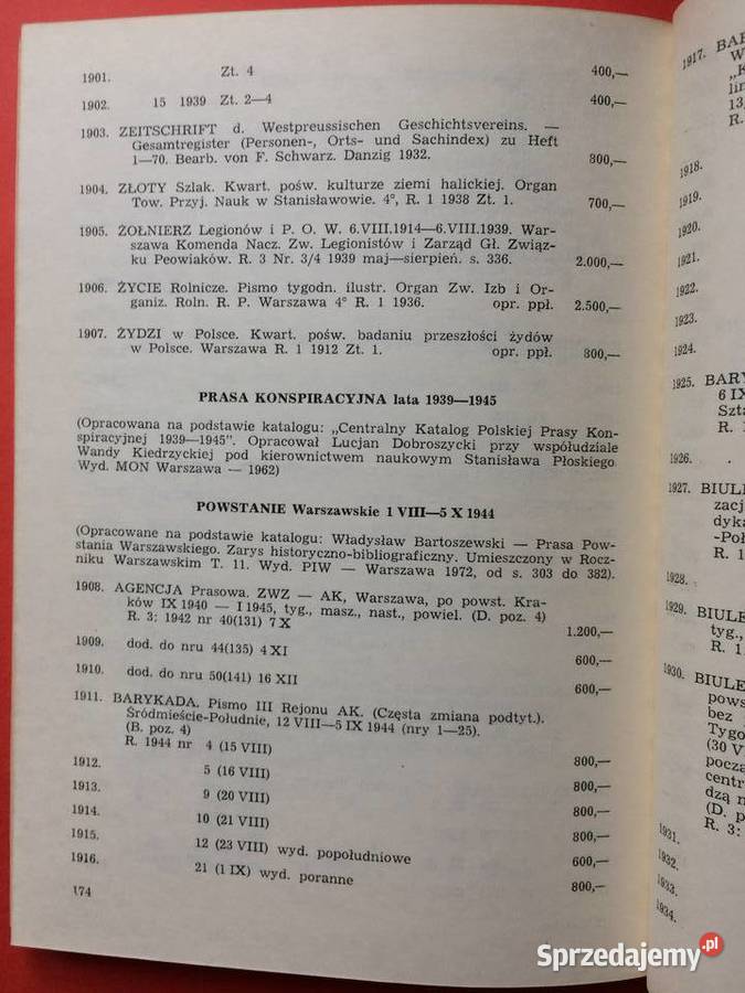 2618 Katalog Książek Poszukiwanych Z Cenami Szczecin