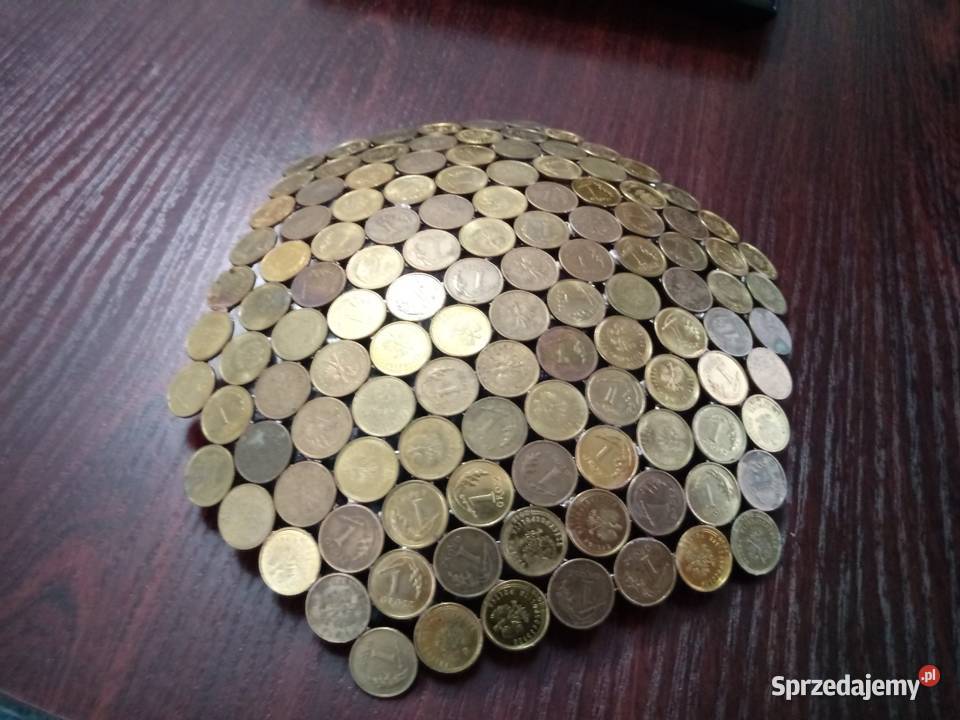 Ręcznie wykonany globus z polskich monet Gorzów Wielkopolski