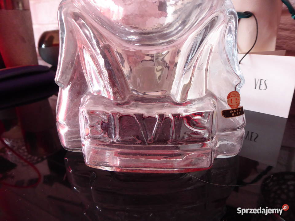 Elvis Presley szklana głowa popiersie