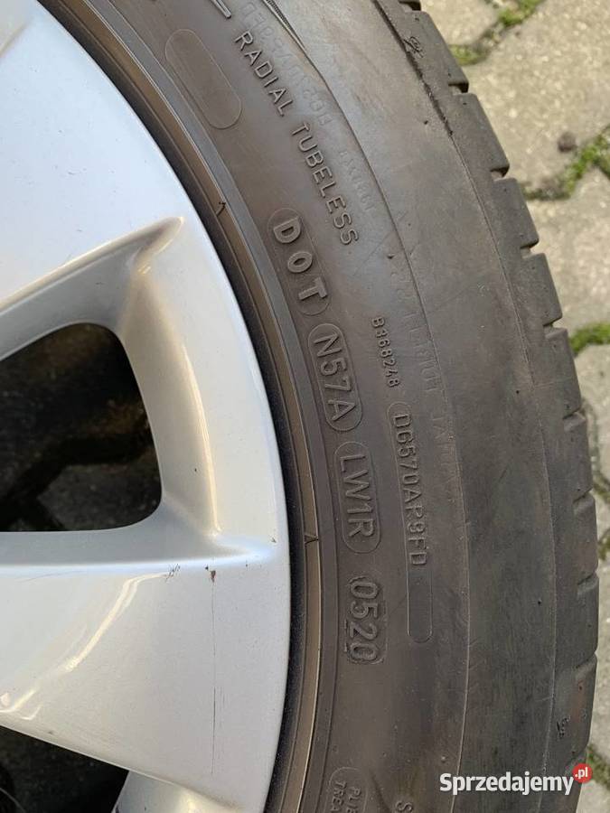 Kpl opon i felg aluminium 17 Białystok sprzedam