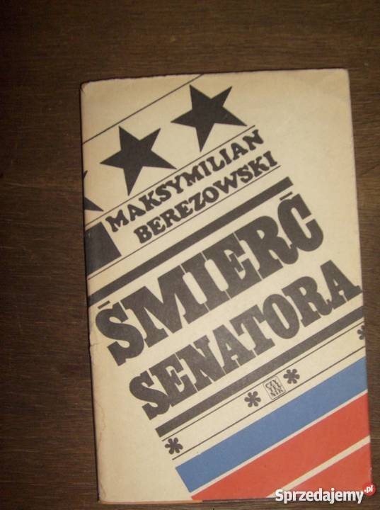 Berezowski Śmierć senatora fa Szczecin sprzedam
