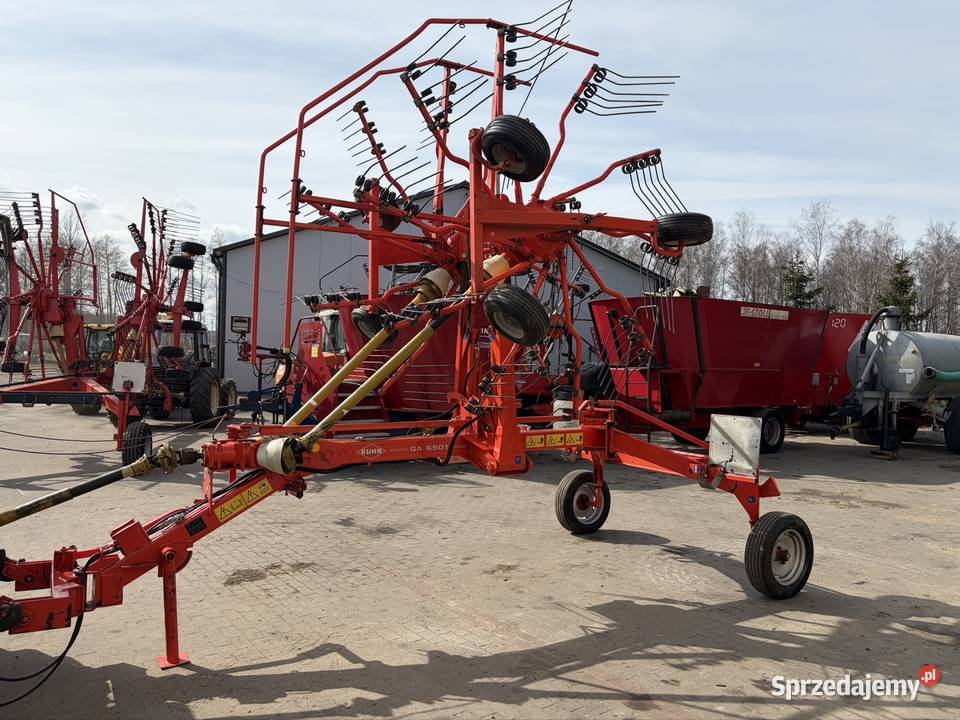 Zgrabiarka 2 karuzelowa Kuhn GA 6501 zagrabiarka mazowieckie