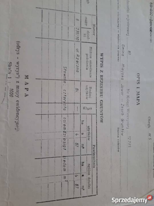 sprzedam garaż Jawor