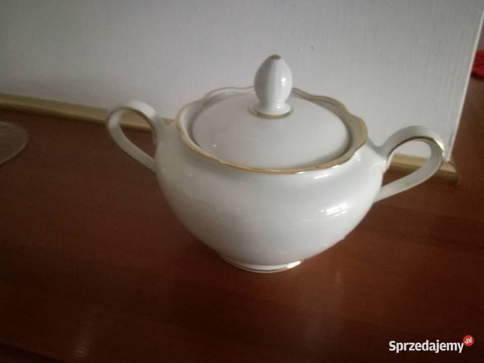 Piękna cukiernica Stara porcelana Schirnding Dom i Ogród
