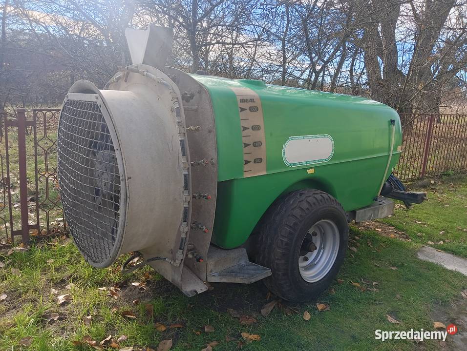 Opryskiwacz sadowniczy włoski 1600L nieuszkodzony Opryskiwacze