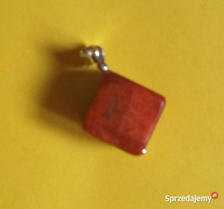 wisiorek naszyjnik koral czerwony naturalny kujawsko-pomorskie Bydgoszcz