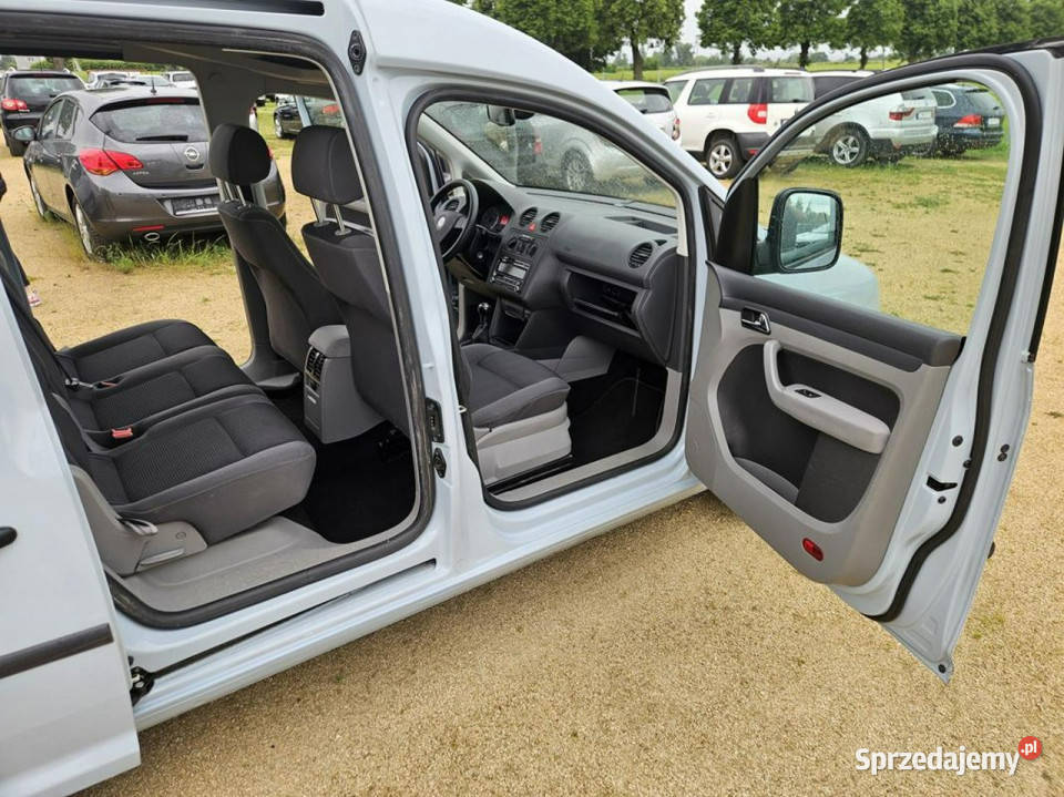 Volkswagen Caddy 14 80 klima elektryka zadbany Rok produkcji 2011 Strzegom