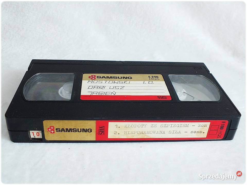Kaseta VHS 240 minut Kłopoty szipegiem lubuskie Żary