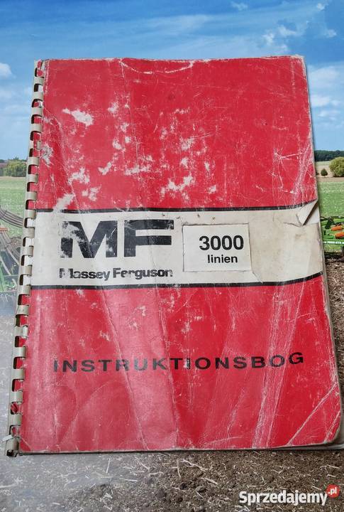 Massey Ferguson MF Instruktionsbog Szamotuły sprzedam