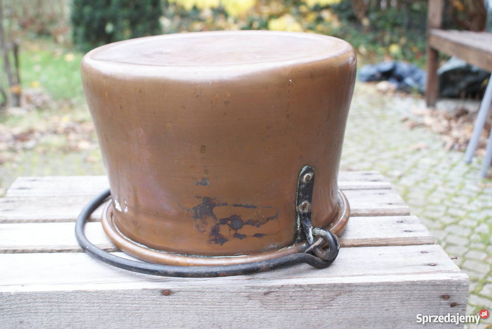 Kocioł kociołek miedziany do zawieszenia poj 10 Dom i Ogród