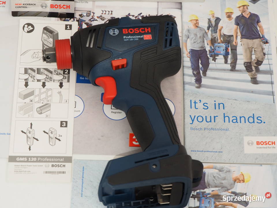 BOSCH GDX 18V200 klucz udarowy zakretarka 200Nm Michałowice