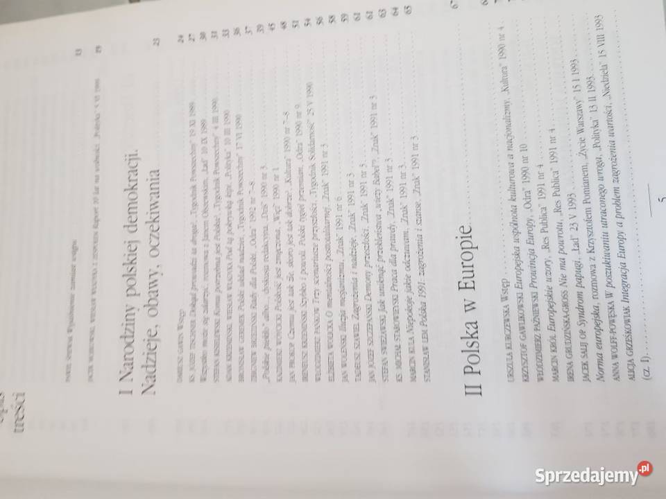 Spór o Polskę 198999 Wybór tekstów prasowych