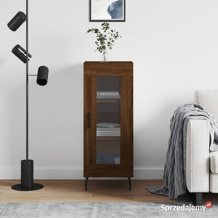 Szafka brązowy dąb 345x34x90 materiał Pozostałe Warszawa