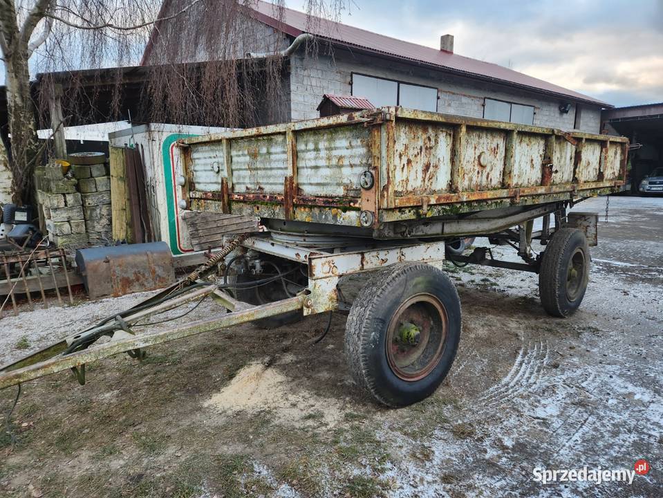 Przyczepa D47 z dokumentami Pomiary